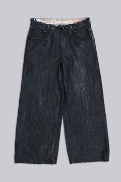 Rock Revival Moto Wax Jeans - W32 / Black