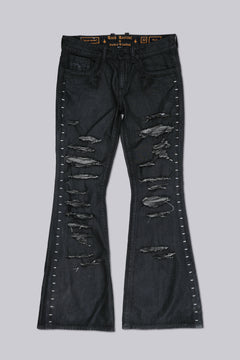 Rock Revival Staple Wax Bootcut Jeans - W26 / Black