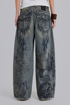 Rock Revival Inked Jeans – view 2