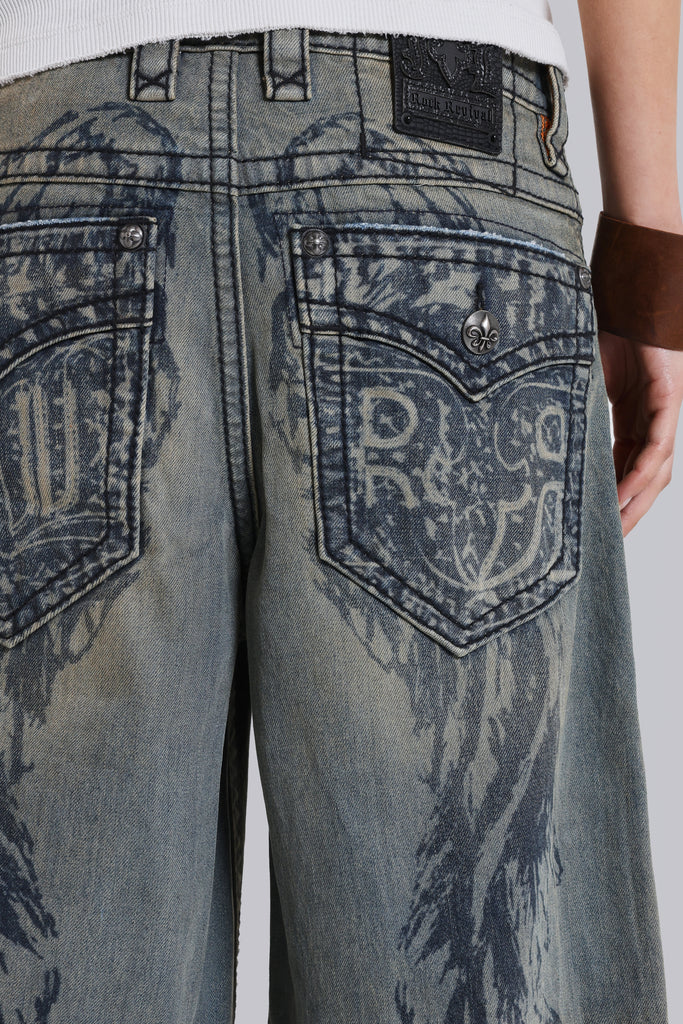 Rock Revival Inked Jeans | Jaded London | Clothing