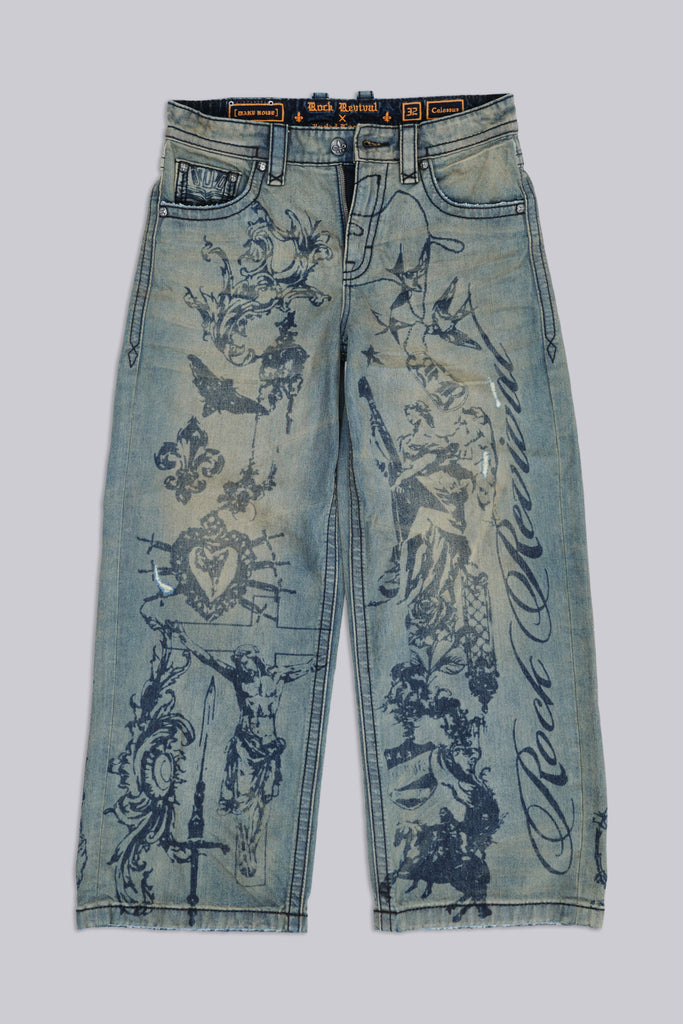 Jadedlondon デニム Rock Revival Inked Jeans | Jaded London | Clothing
