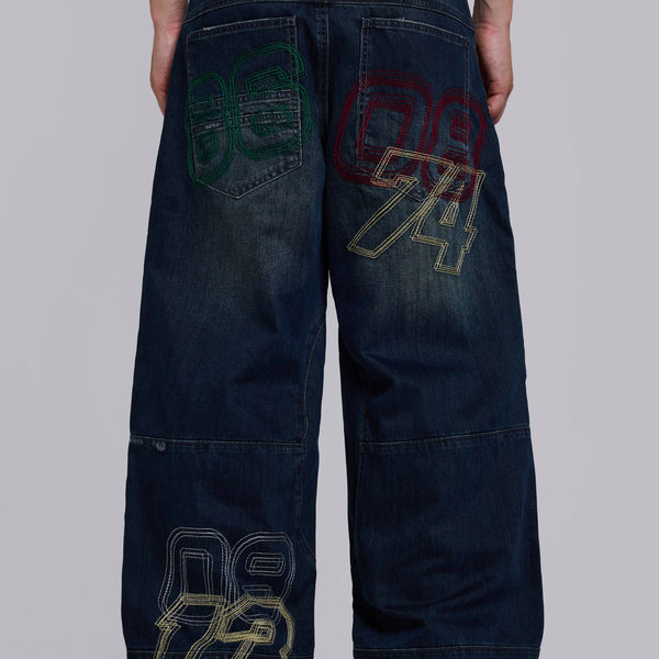 2K13 Moto Panelled Colossus Jeans | Jaded London | Clothing