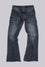 جينز Jude أسود مغسول بقصة Bootcut