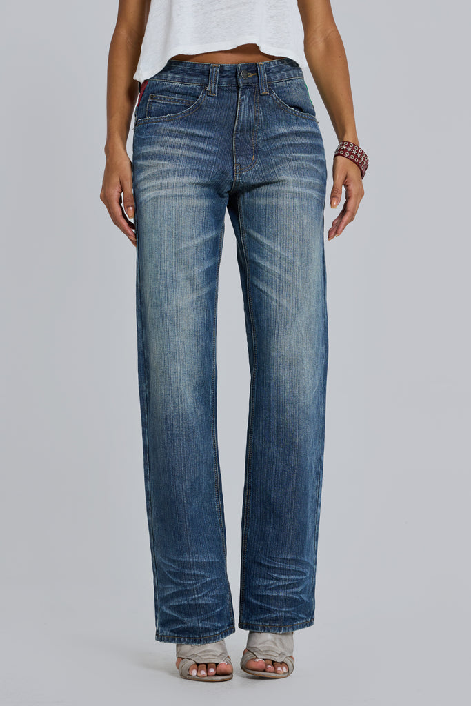 Italy Muse Straight Leg Jeans | Jaded London | Clothing