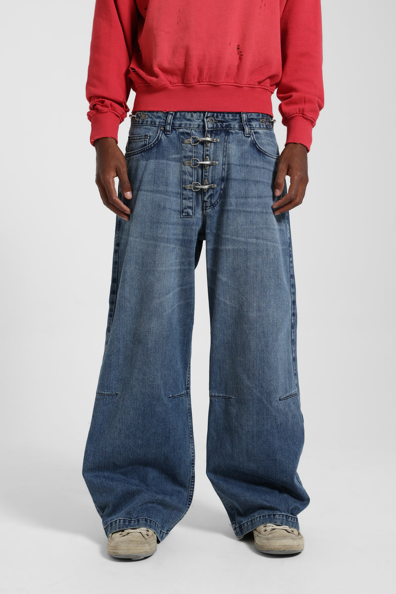 Blue Ashen Clasp Colossus Jeans