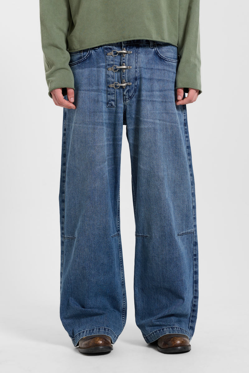 Blue Ashen Clasp Colossus Jeans