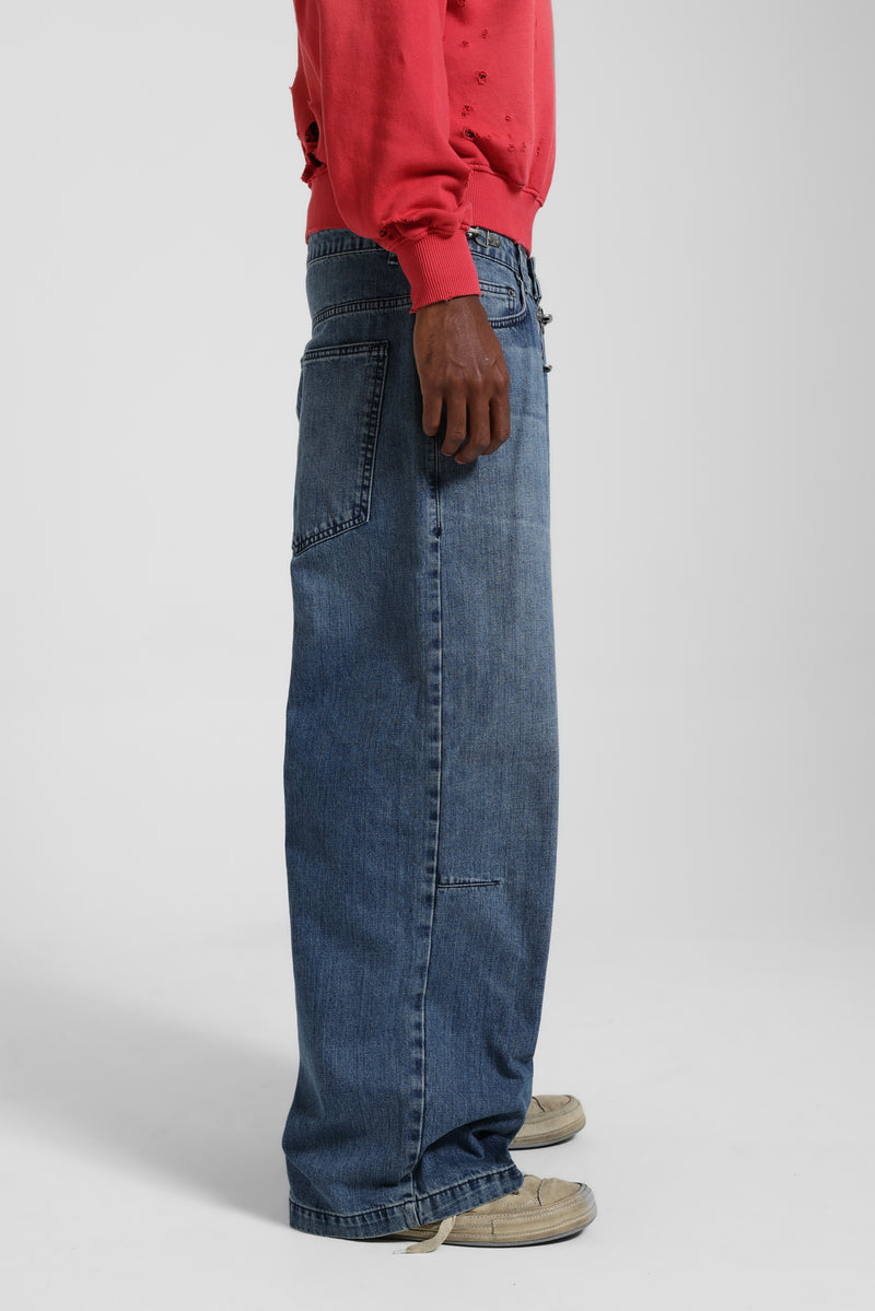 Blue Ashen Clasp Colossus Jeans