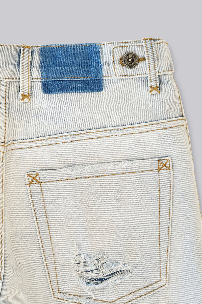 Bleach Straight Leg Distressed Jeans | Jaded London | Clothing