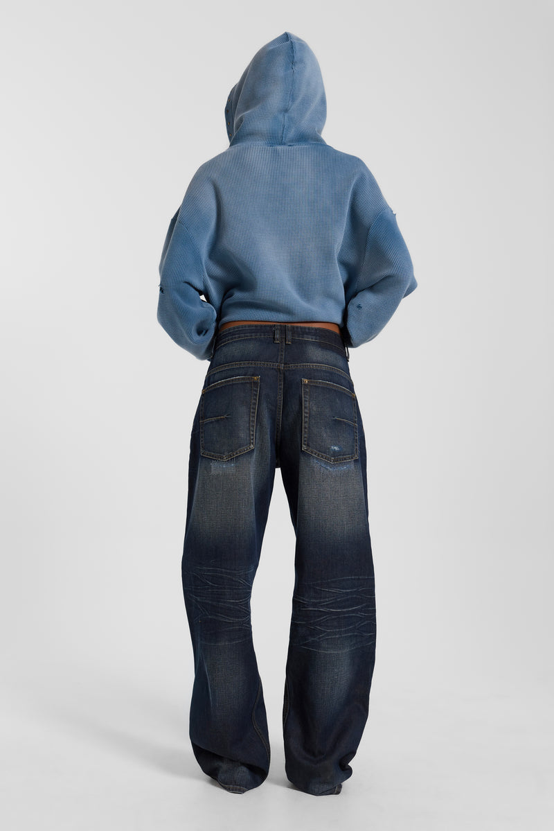 Indigo Wash Straight Leg Muse Jeans