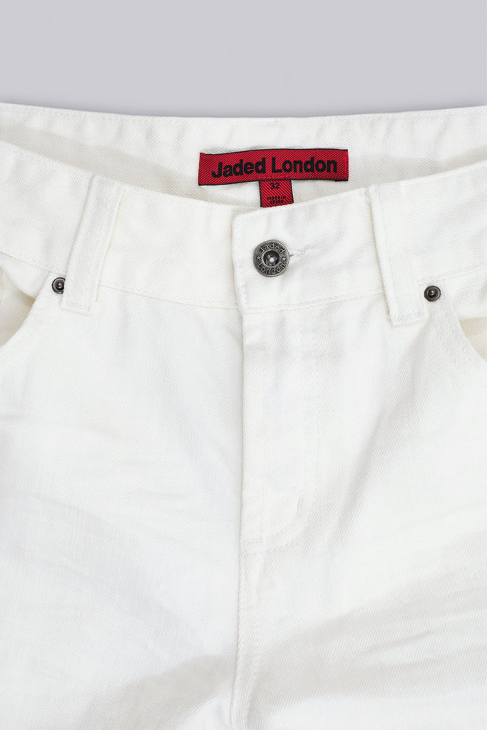 Ecru Jude Bootcut Jeans | Jaded London | Clothing