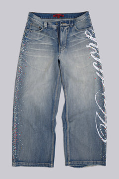 Hardcore Jewel Colossus Jeans - W26 / Blue