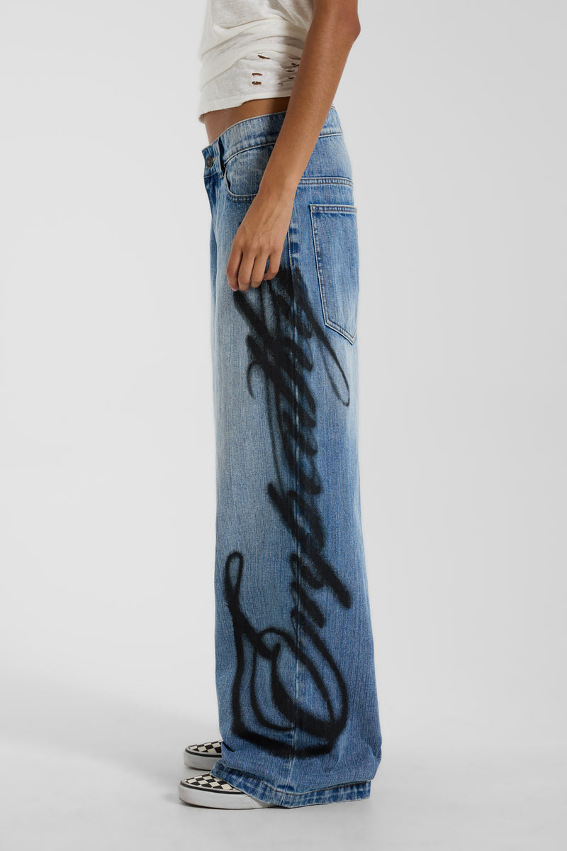 Light Wash Airbrush Empathy XL Colossus Jeans