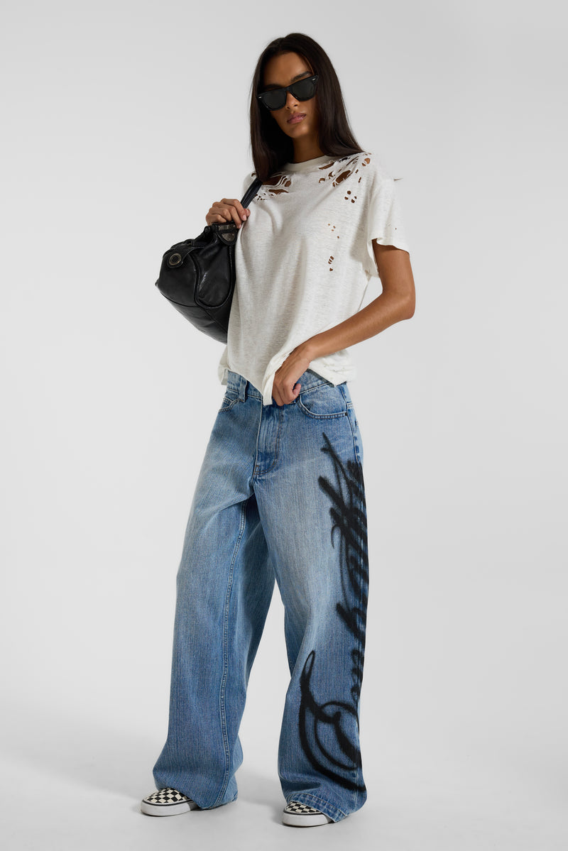 Light Wash Airbrush Empathy XL Colossus Jeans
