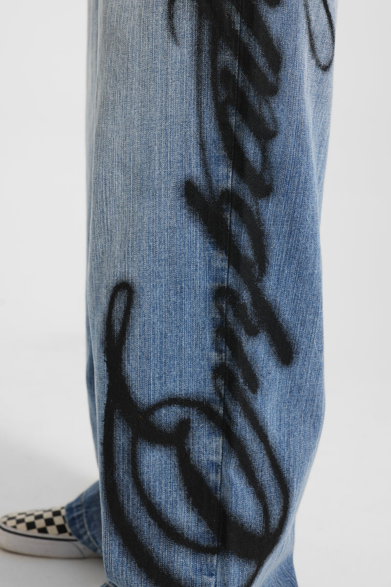 Light Wash Airbrush Empathy XL Colossus Jeans