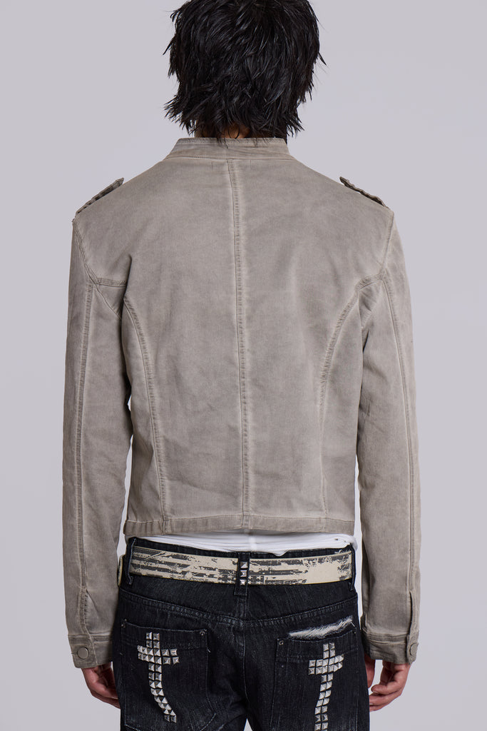 Rebel Military Jacket in Clay