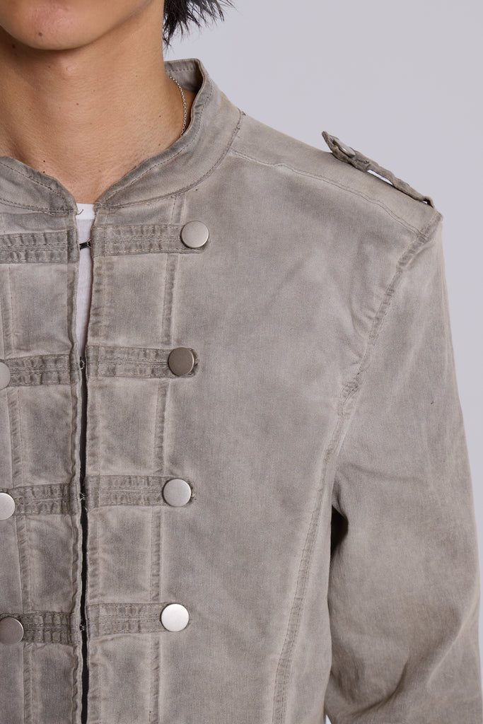 Rebel Military Jacket in Clay