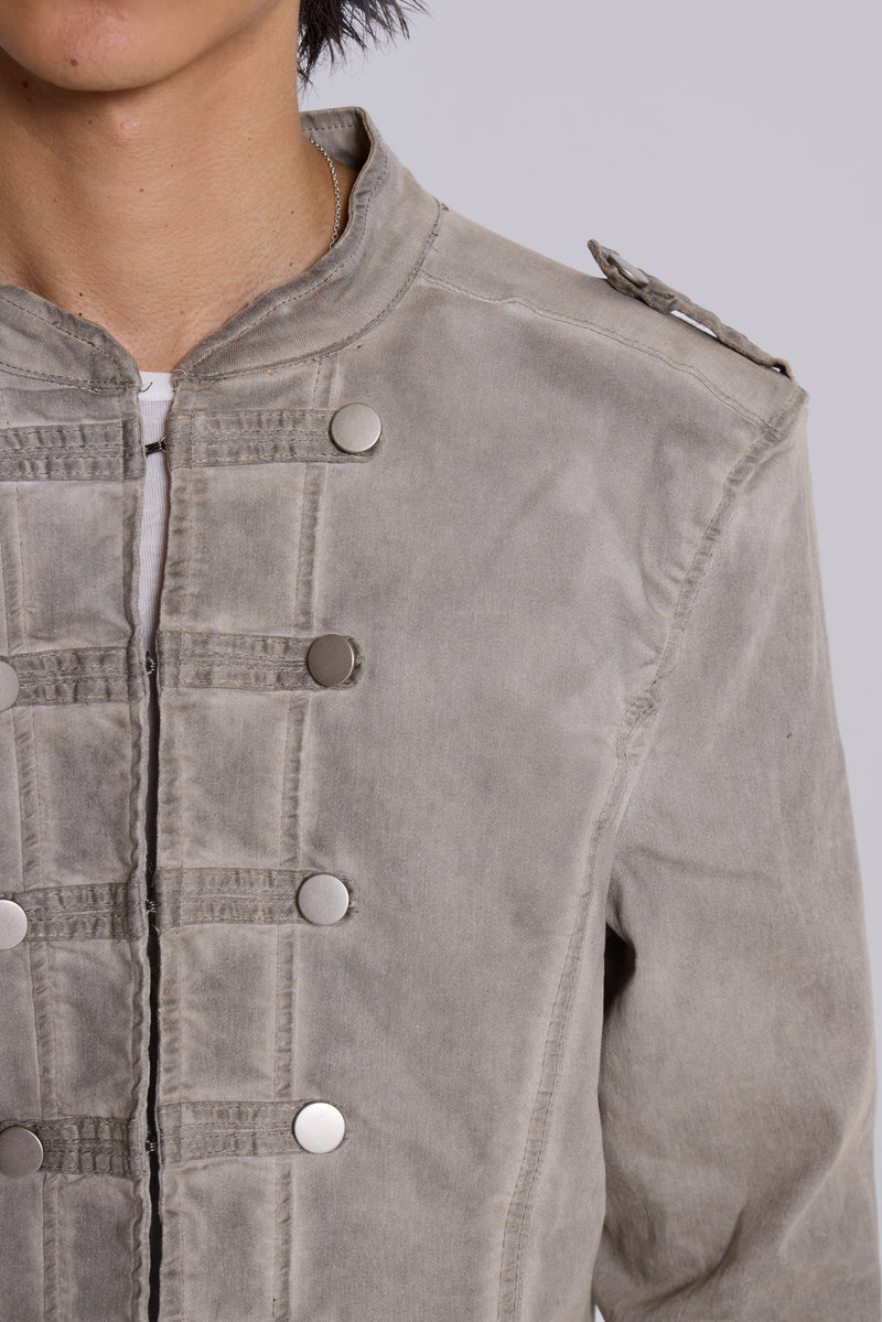 Rebel Military Jacket in Clay