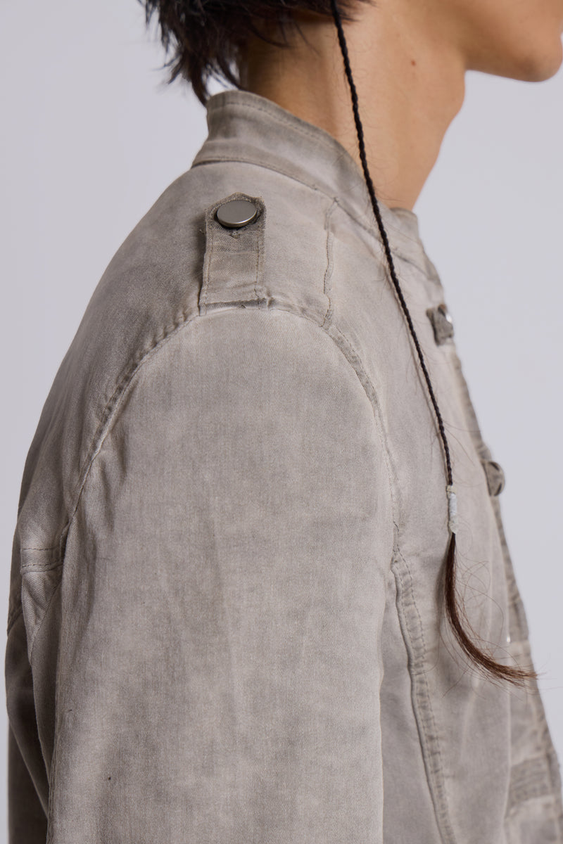 Rebel Military Jacket in Clay