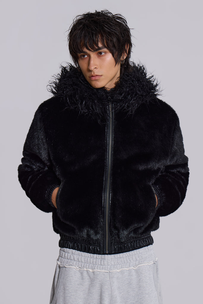 Raven Faux Fur Jacket