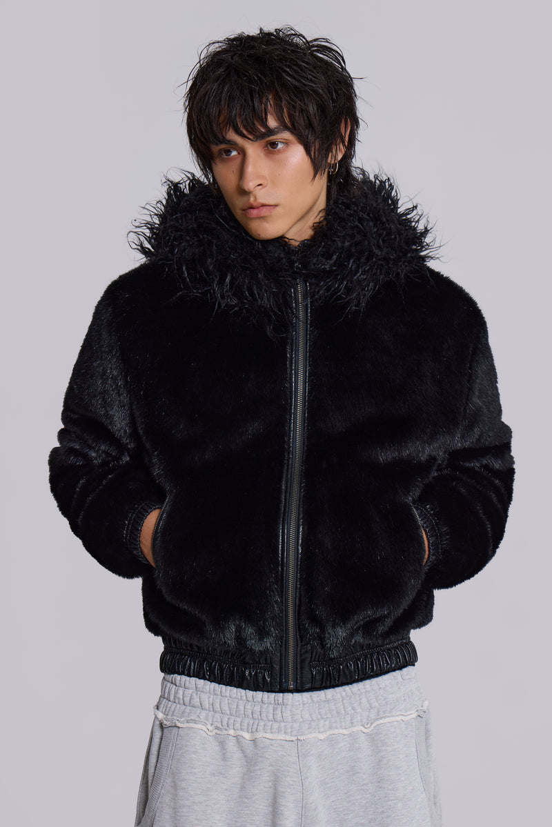 Raven Faux Fur Jacket