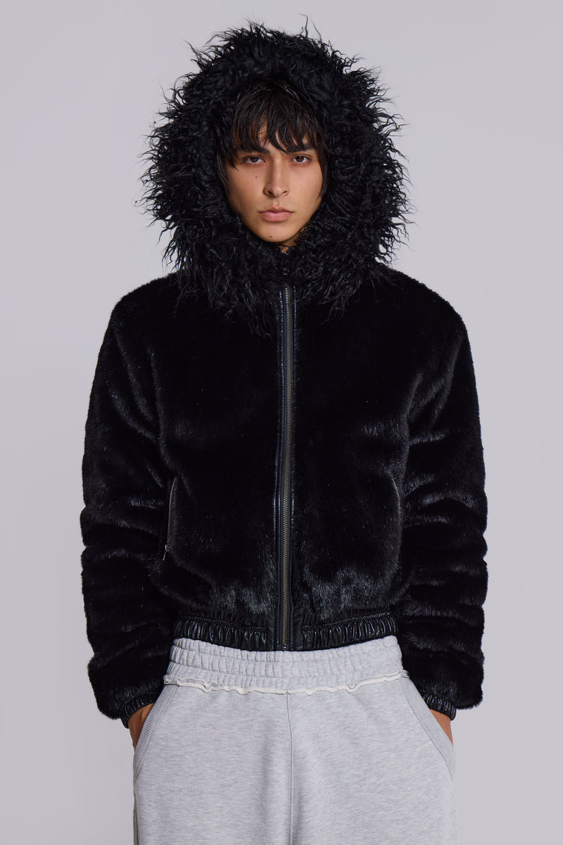 Raven Faux Fur Jacket