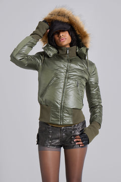Khaki Mercury Jacket - XL / Green