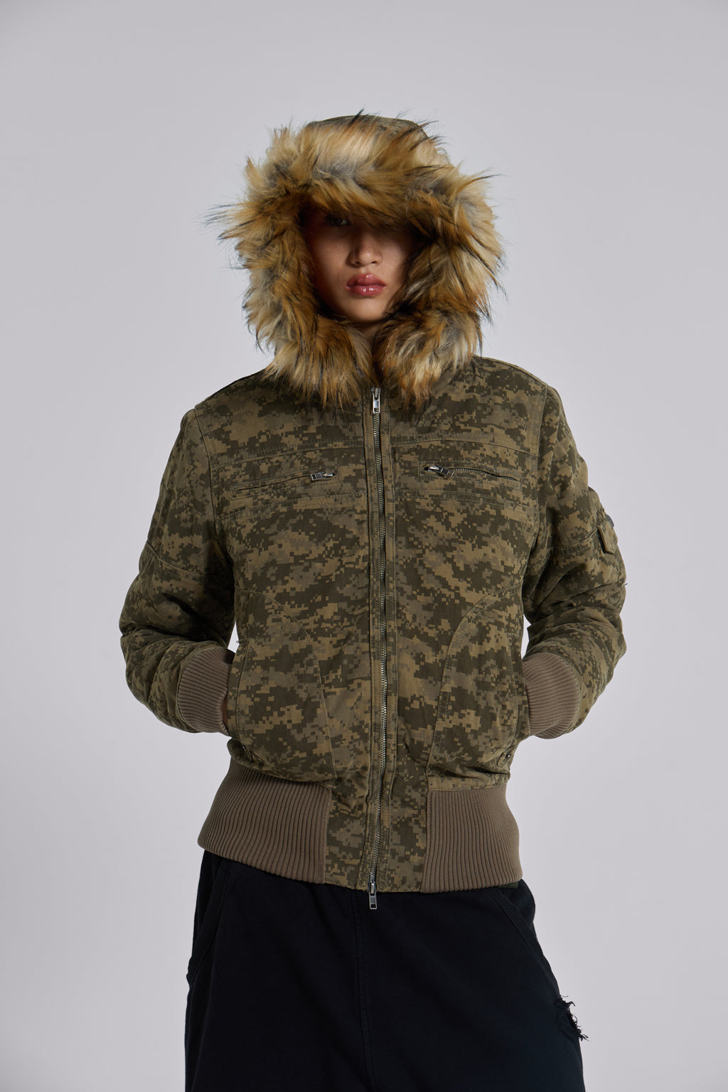Digo Camo Marshal Jacket | Jaded London | Clothing
