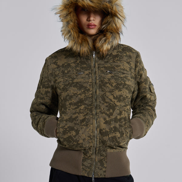 Digo Camo Marshal Jacket | Jaded London | Clothing