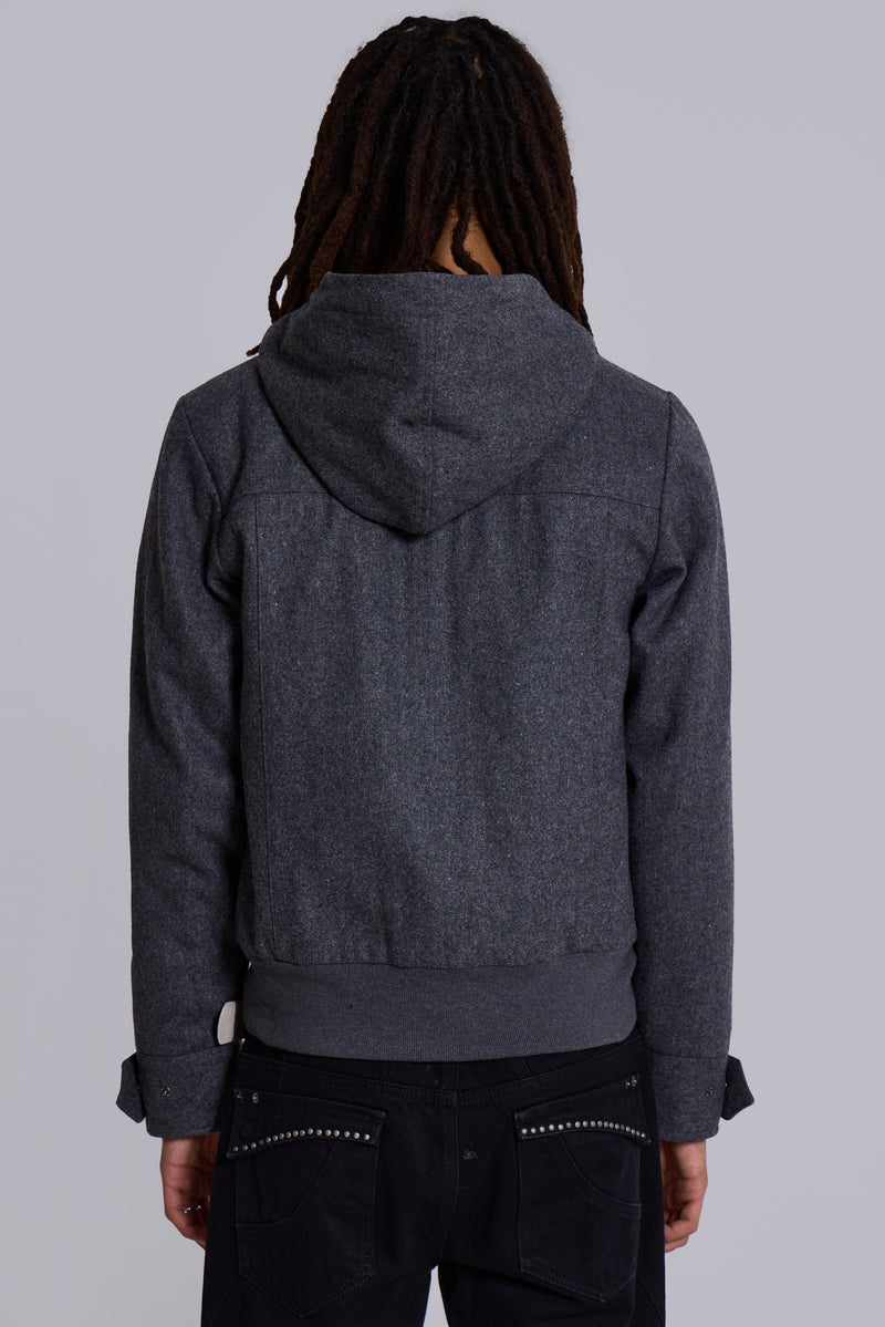 Marl Military Hooded Jacket