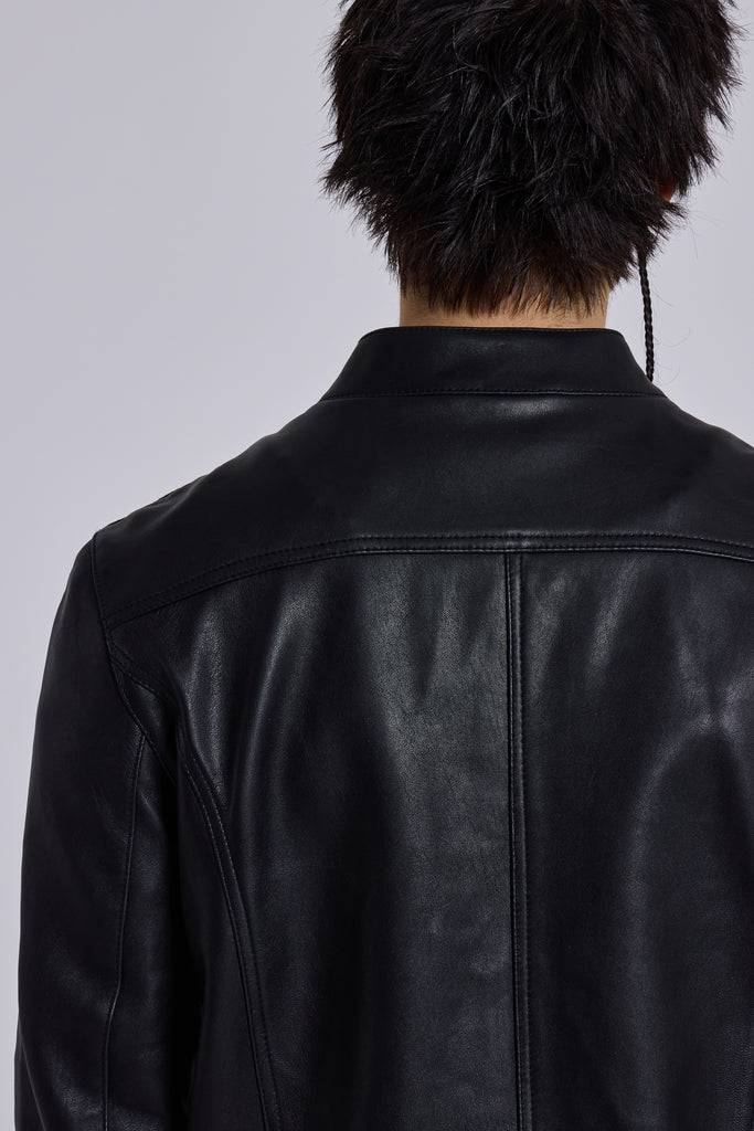 Leather Military Jacket