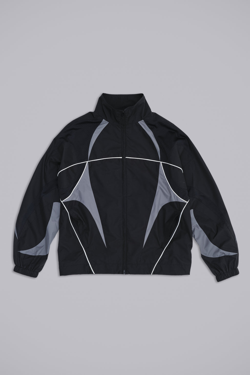 Black Panelled Vapor Jacket | Jaded London | Clothing