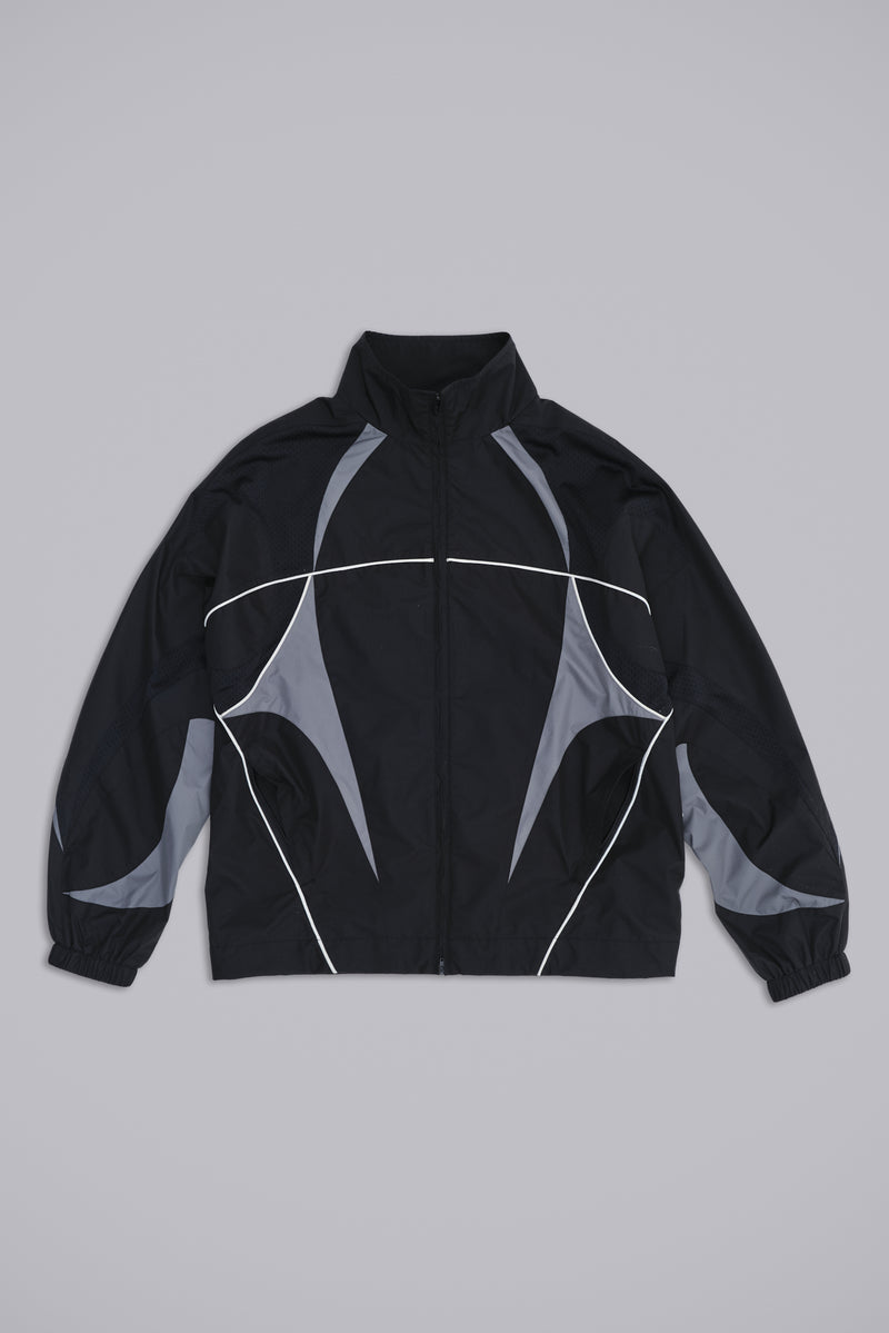 Black Panelled Vapor Jacket | Jaded London | Clothing