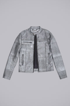 Silver Coated Piston Jacket - XXS / Grey