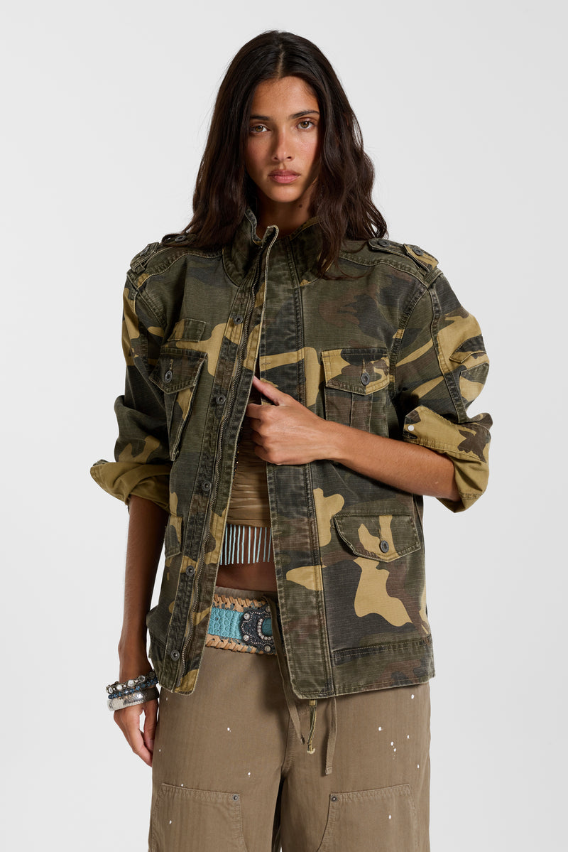 Field Camo Ripstop Jacket
