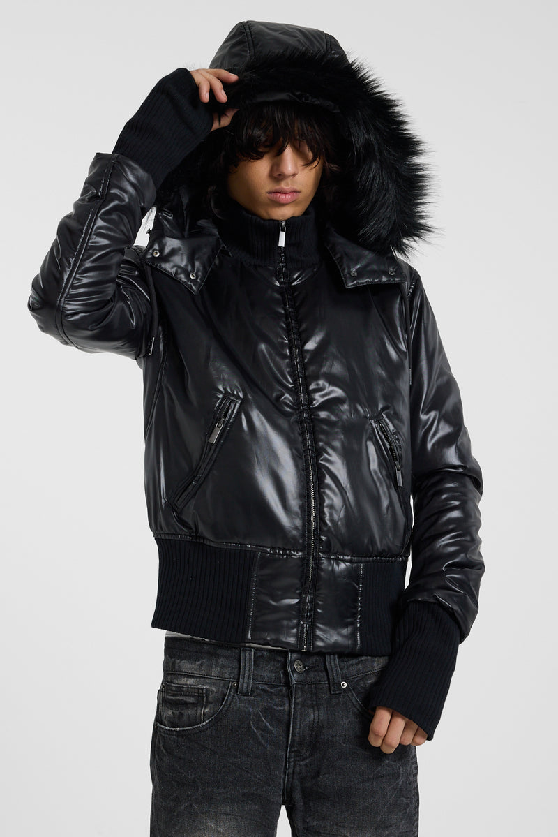 Black Mercury Puffer Jacket
