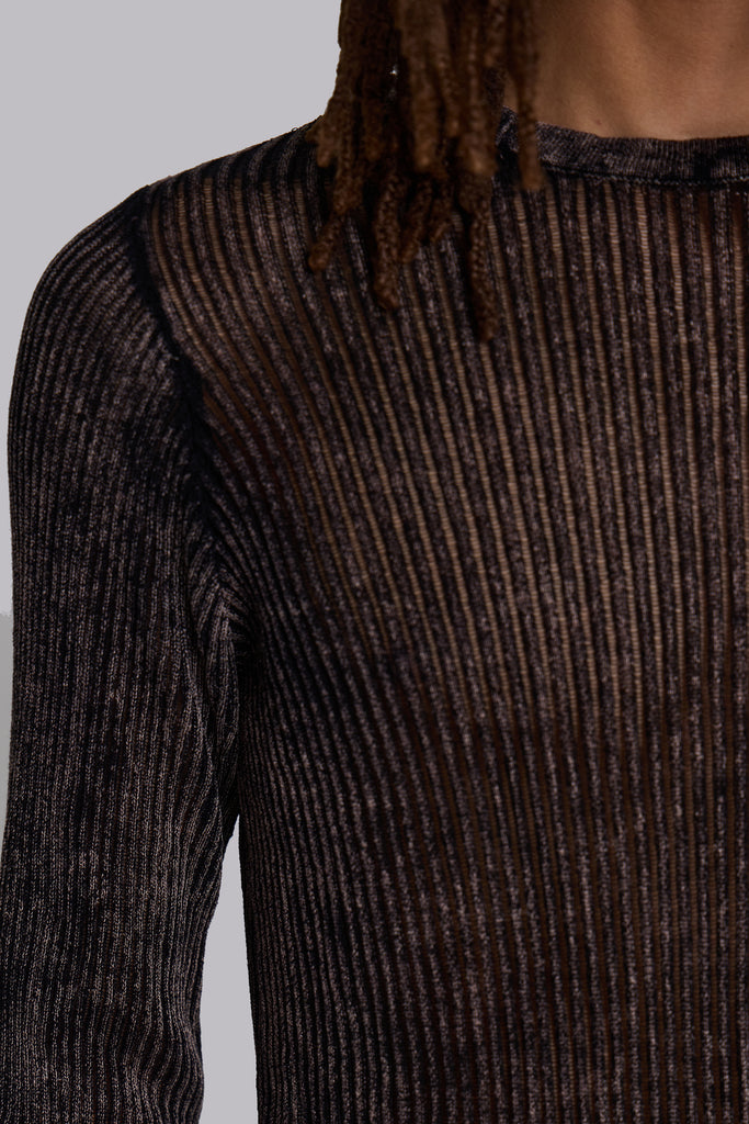 Acid Wash Stray Knit