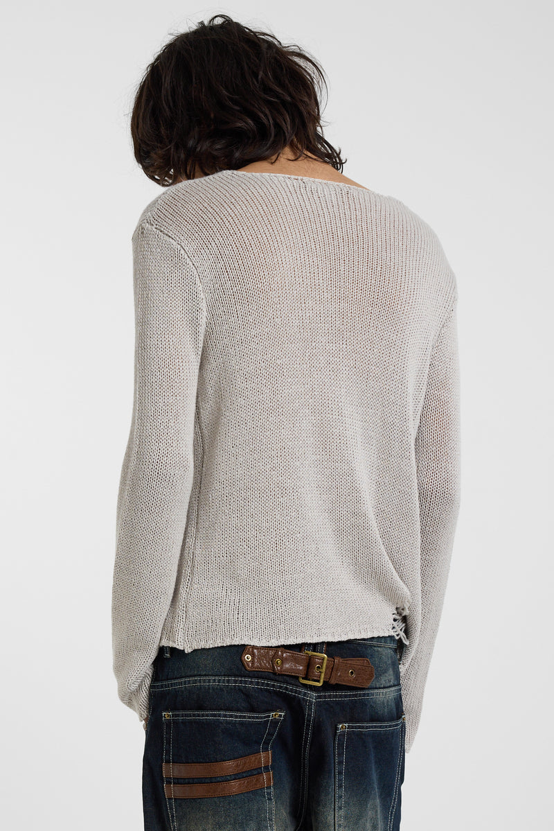 Wilson Knit Jumper in Grey