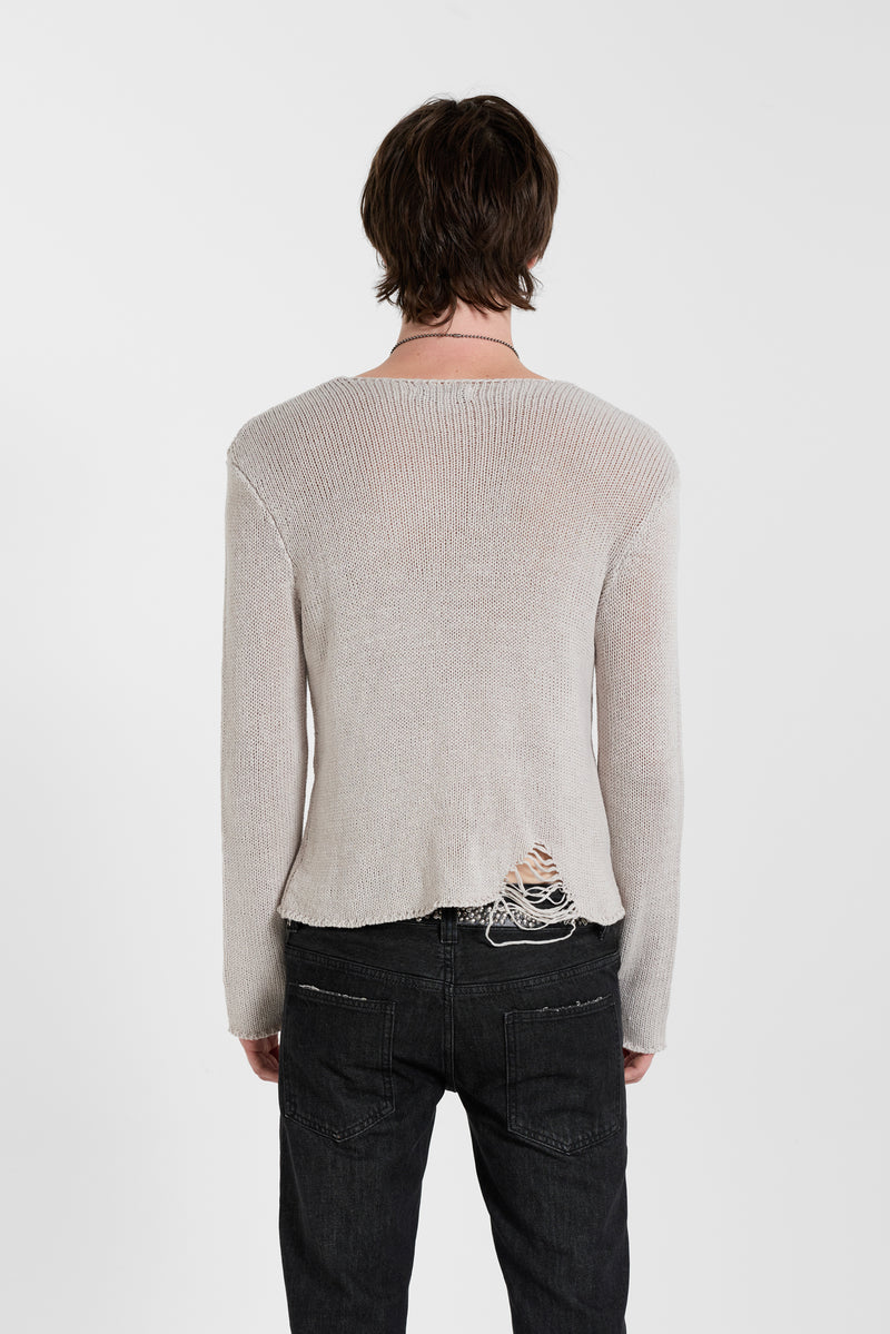 Wilson Knit Jumper in Grey