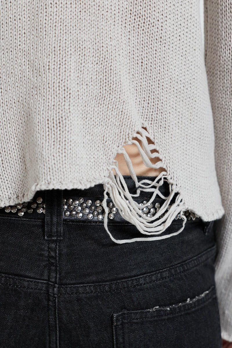 Wilson Knit Jumper in Grey