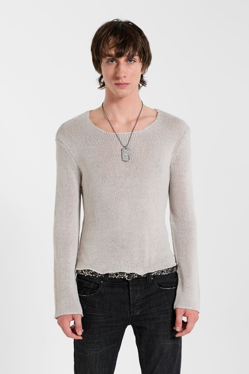 Wilson Knit Jumper in Grey