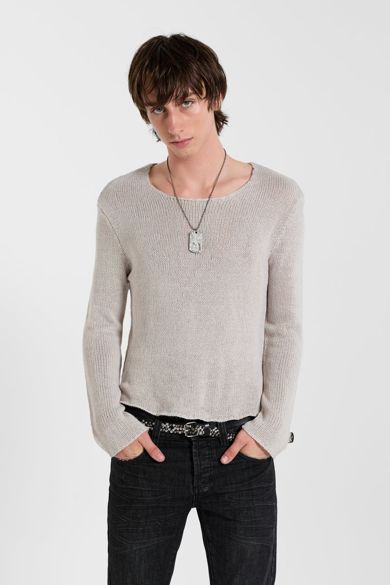 Wilson Knit Jumper in Grey