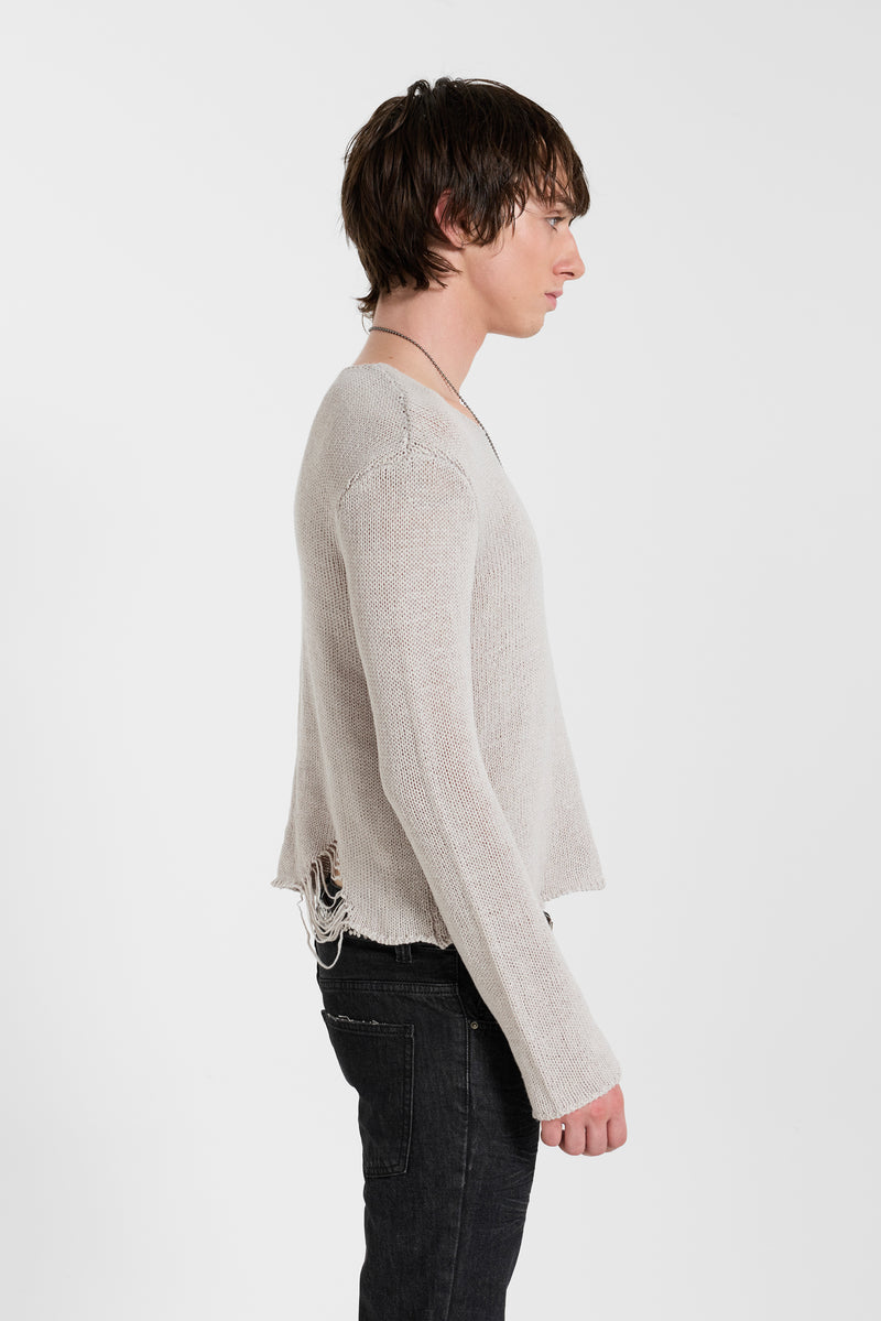 Wilson Knit Jumper in Grey