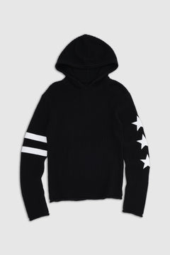 Stars and Stripes Dornan Knit Hoodie - XXS / Black