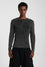 Long Sleeved Henley Knit Top