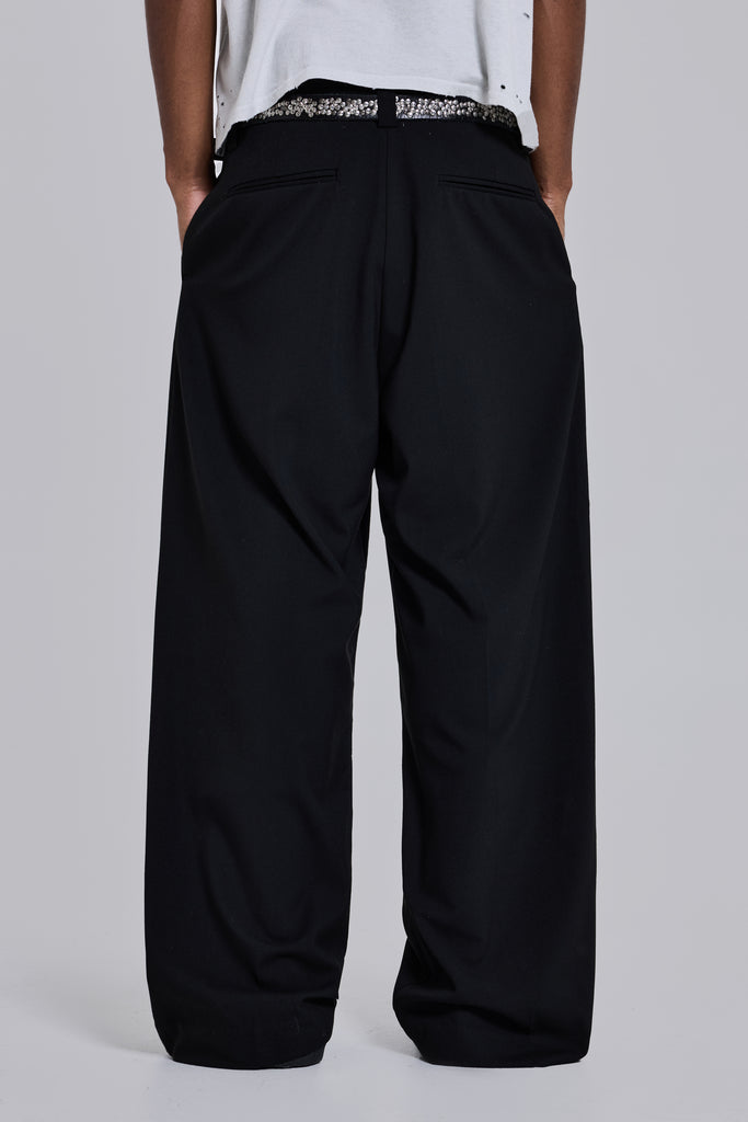 Shop Goliath Black Suit Pants | Jaded London | Clothing