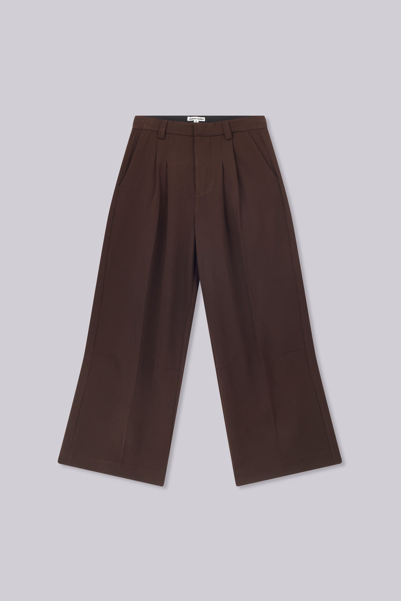 Chocolate Brown Goliath Suit Pants