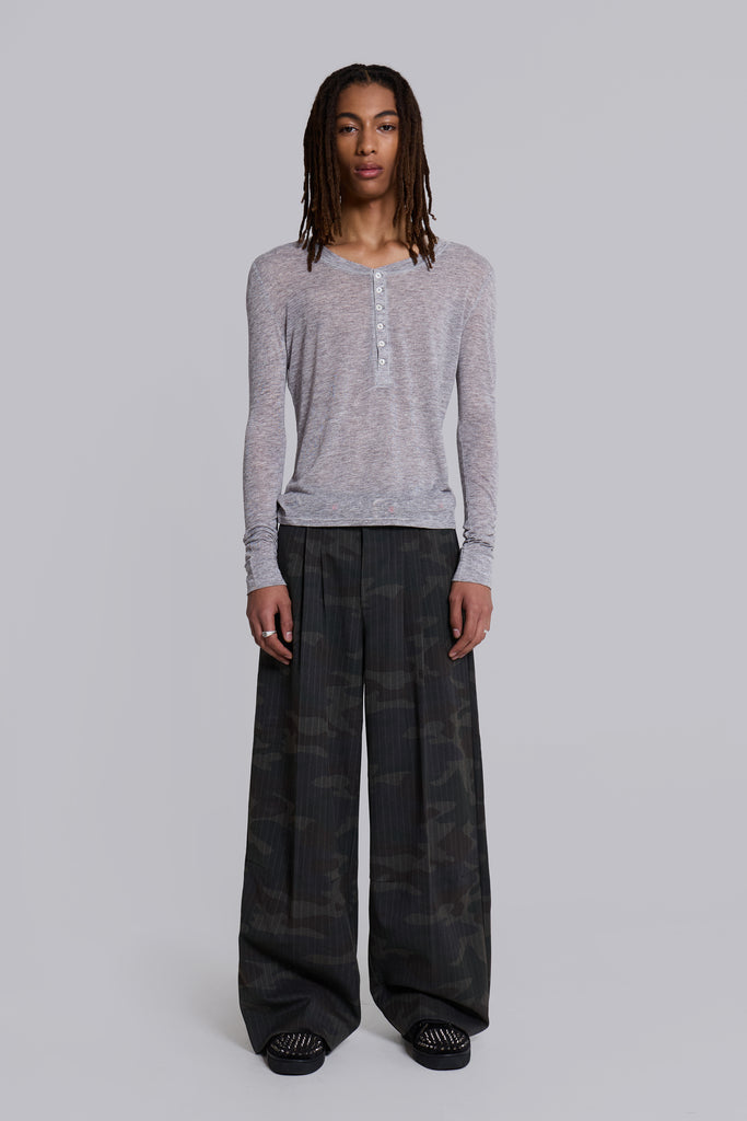 Camo Pinstripe Goliath Suit Pants