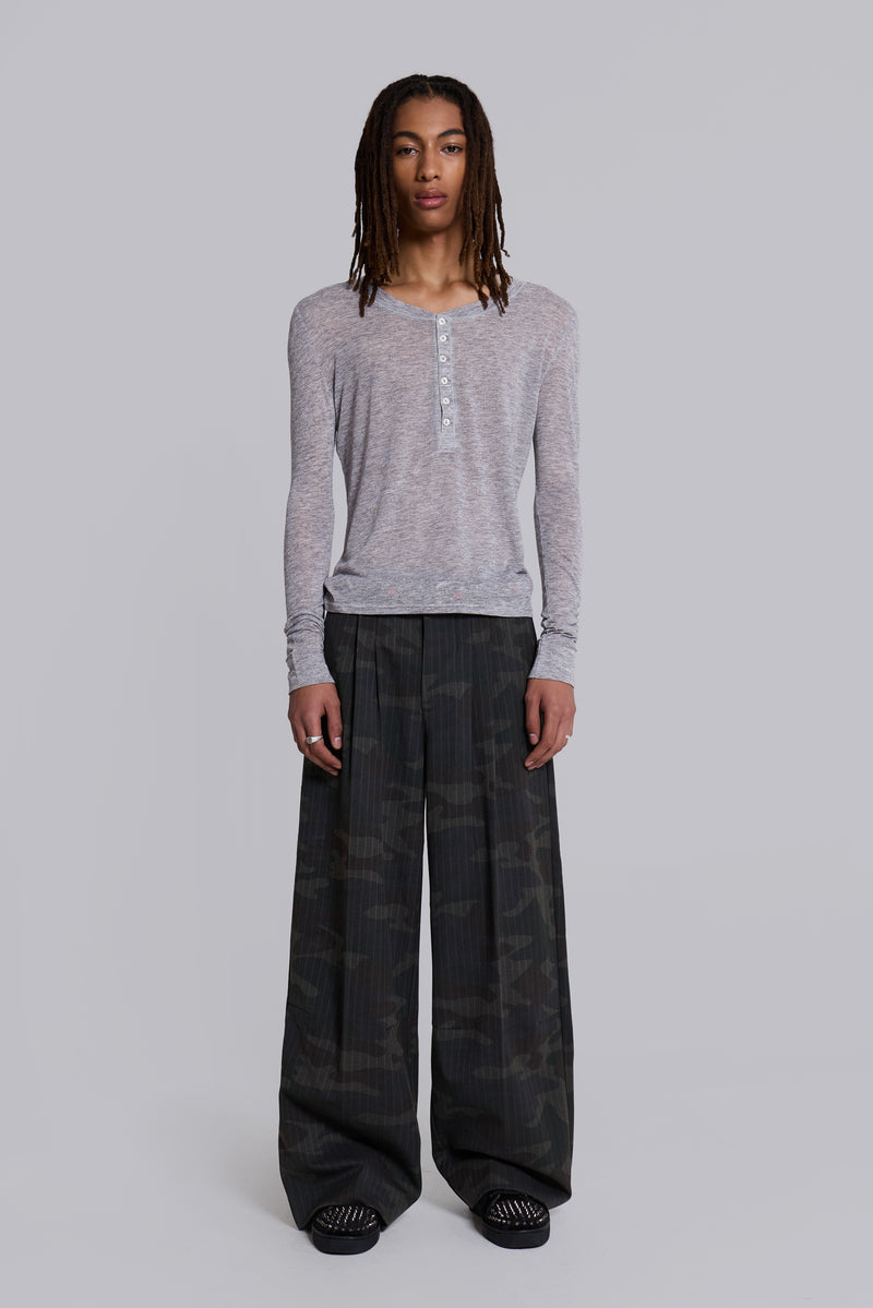 Camo Pinstripe Goliath Suit Pants