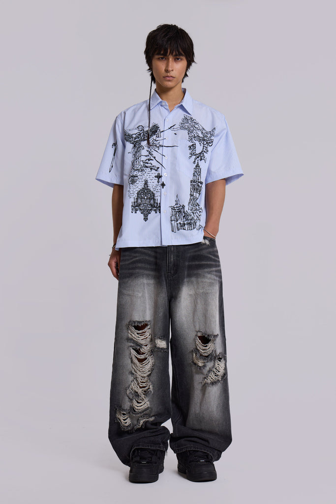 Sketch Pinstripe Shirt