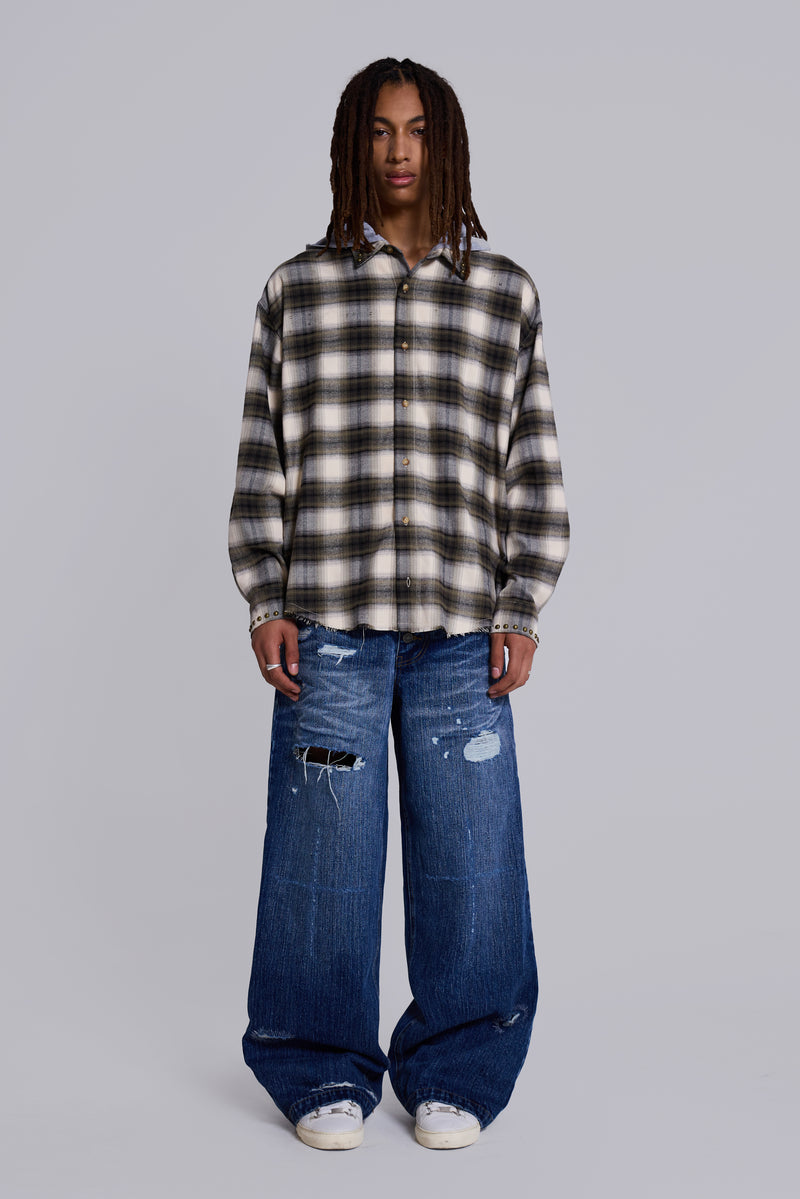 Taku Hooded Flannel Shirt